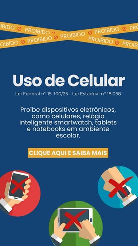 Uso de Celular - Lei Federal nº 15. 100/25 e Lei Estadual nº 18.058 - Santa Gema Rede Passionista de Educação Uso de Celular - Lei Federal nº 15. 100/25 e Lei Estadual nº 18.058 - Santa Gema Rede Passionista de Educação
