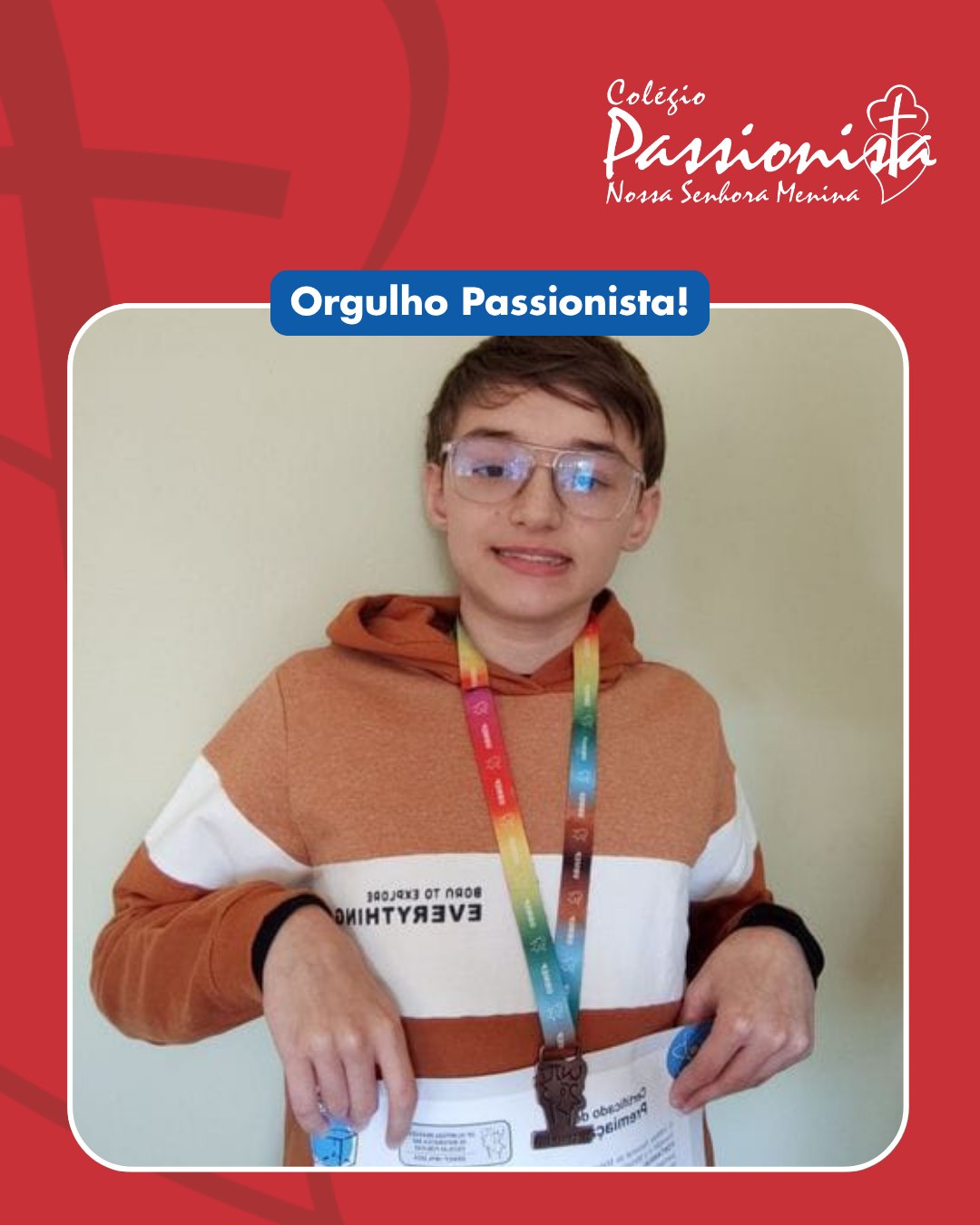 Orgulho Passionista! - Nossa Senhora Menina Rede Passionista de Educação Orgulho Passionista! - Nossa Senhora Menina Rede Passionista de Educação