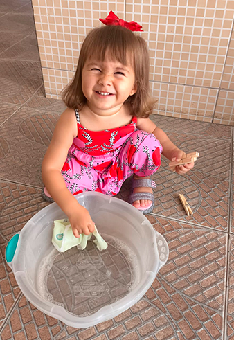 Lavagem de Roupa - Maternal I B - Joo XXIII Rede Passionista de Educao