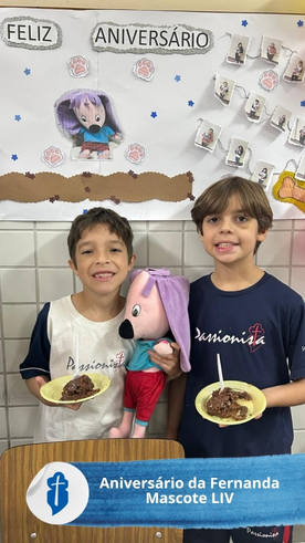 Anivers�rio da Mascote Fernanda - 3� Ano A - S�o Paulo da Cruz Rede Passionista de Educa��o