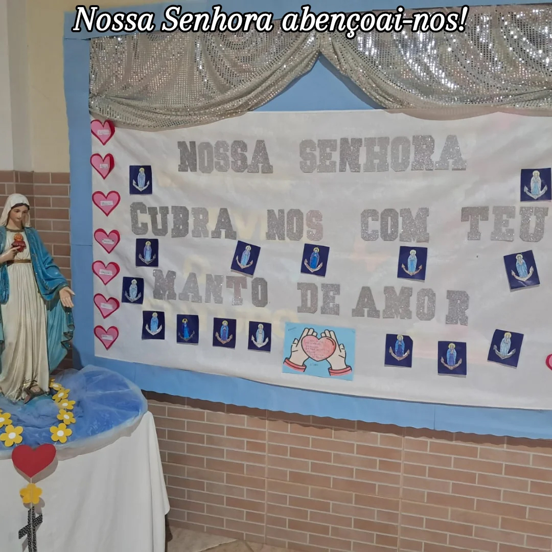Nossas belas homenagens a Nossa Senhora - Santa Luzia Rede Passionista de Educa��o