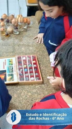 Estudo e Identifica��o das Rochas - 6� Ano - S�o Paulo da Cruz Rede Passionista de Educa��o