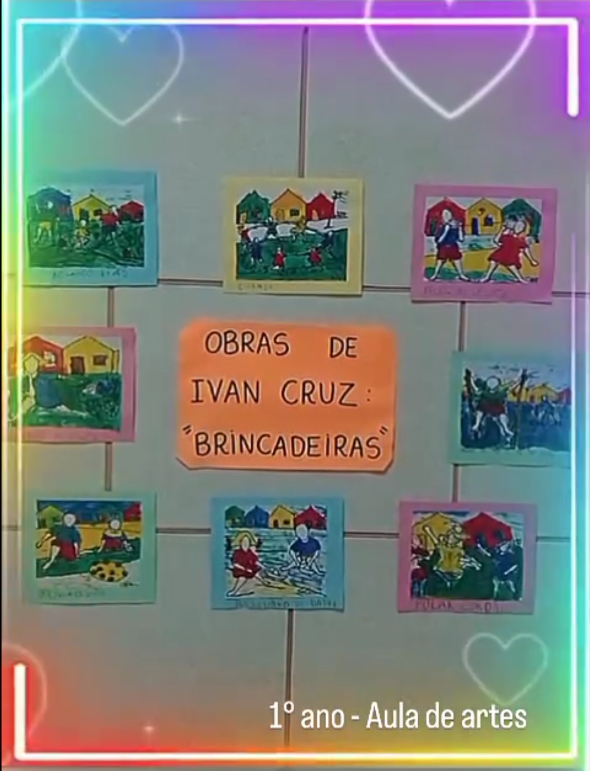 Aula de Artes - 1� Ano - Santa Luzia Rede Passionista de Educa��o