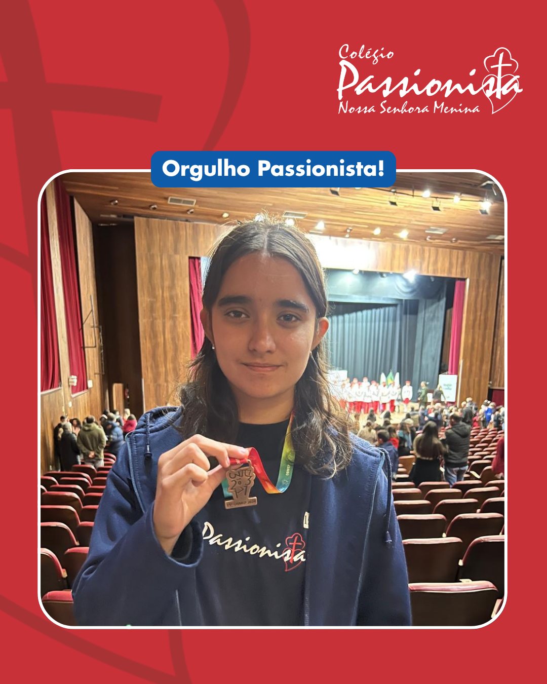 Orgulho Passionista! - Nossa Senhora Menina Rede Passionista de Educação Orgulho Passionista! - Nossa Senhora Menina Rede Passionista de Educação