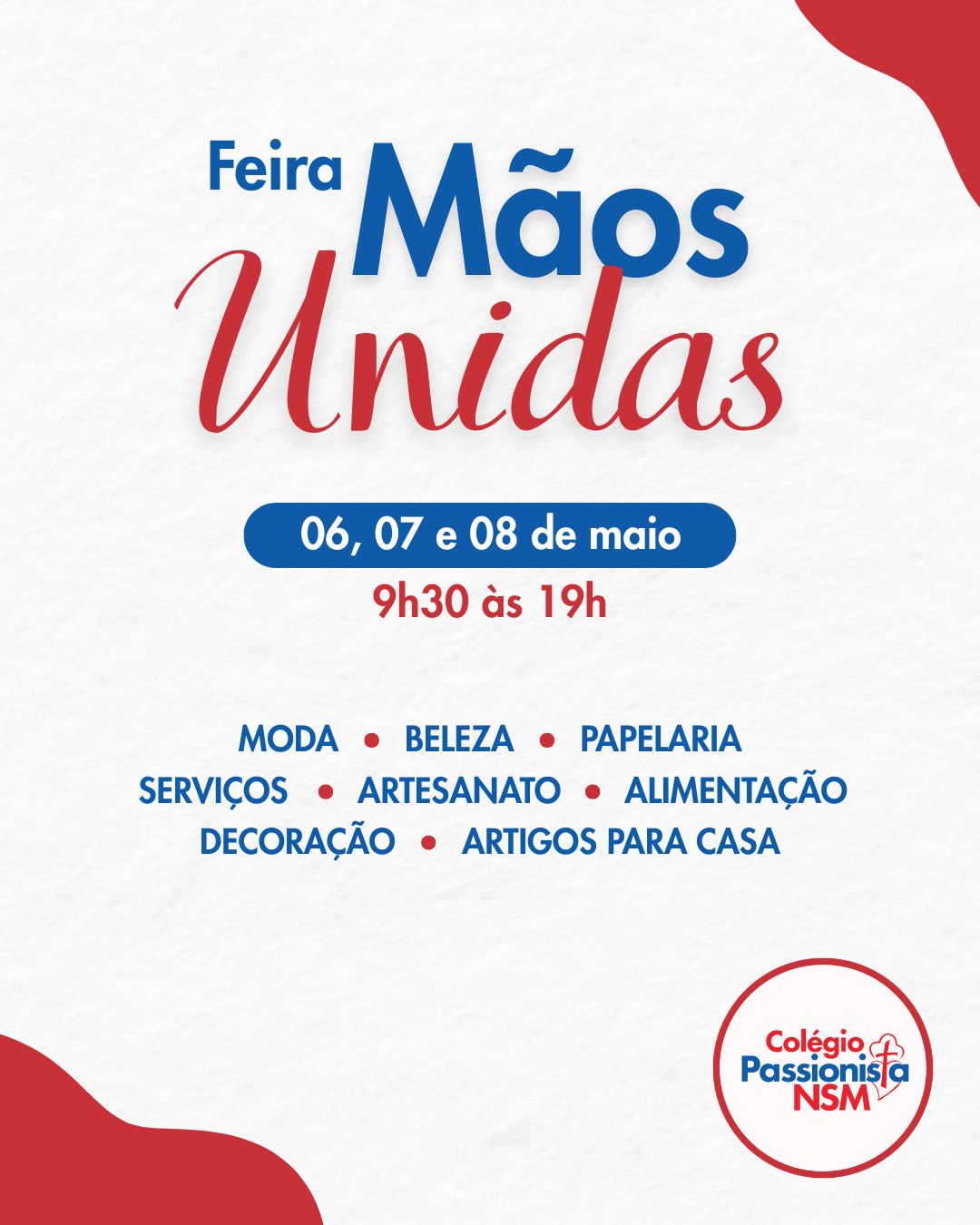 Feira mãos unidas 2025 - Nossa Senhora Menina Rede Passionista de Educação Feira mãos unidas 2025 - Nossa Senhora Menina Rede Passionista de Educação