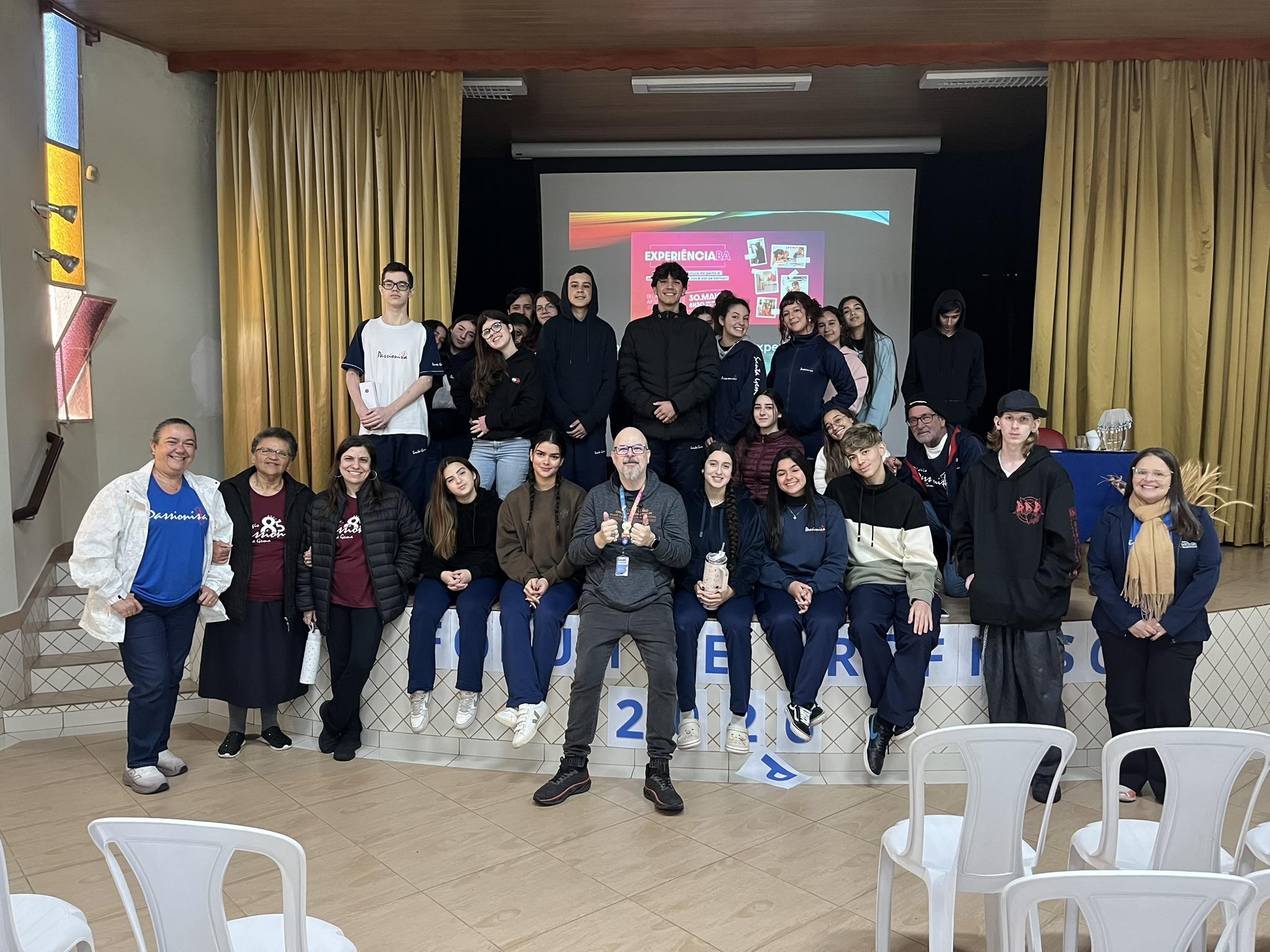 F�rum de Profiss�es 2026 - Santa Gema Rede Passionista de Educa��o