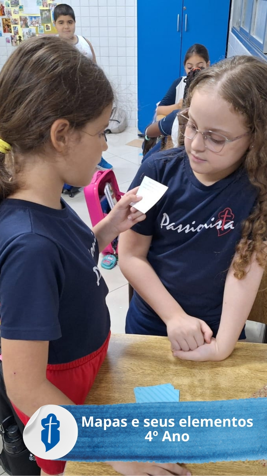 Mapas e seus elementos - 4� Ano - S�o Paulo da Cruz Rede Passionista de Educa��o