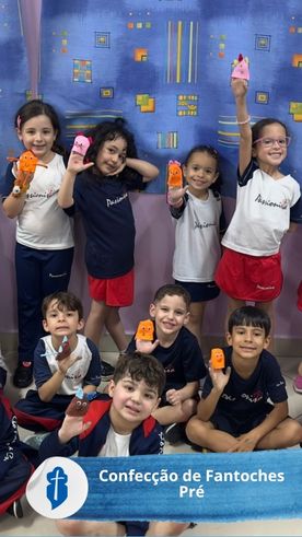 Confec��o de Fantoches - Pr� - S�o Paulo da Cruz Rede Passionista de Educa��o