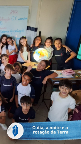 O dia, a noite e a rota��o da Terra - 4� Ano - S�o Paulo da Cruz Rede Passionista de Educa��o