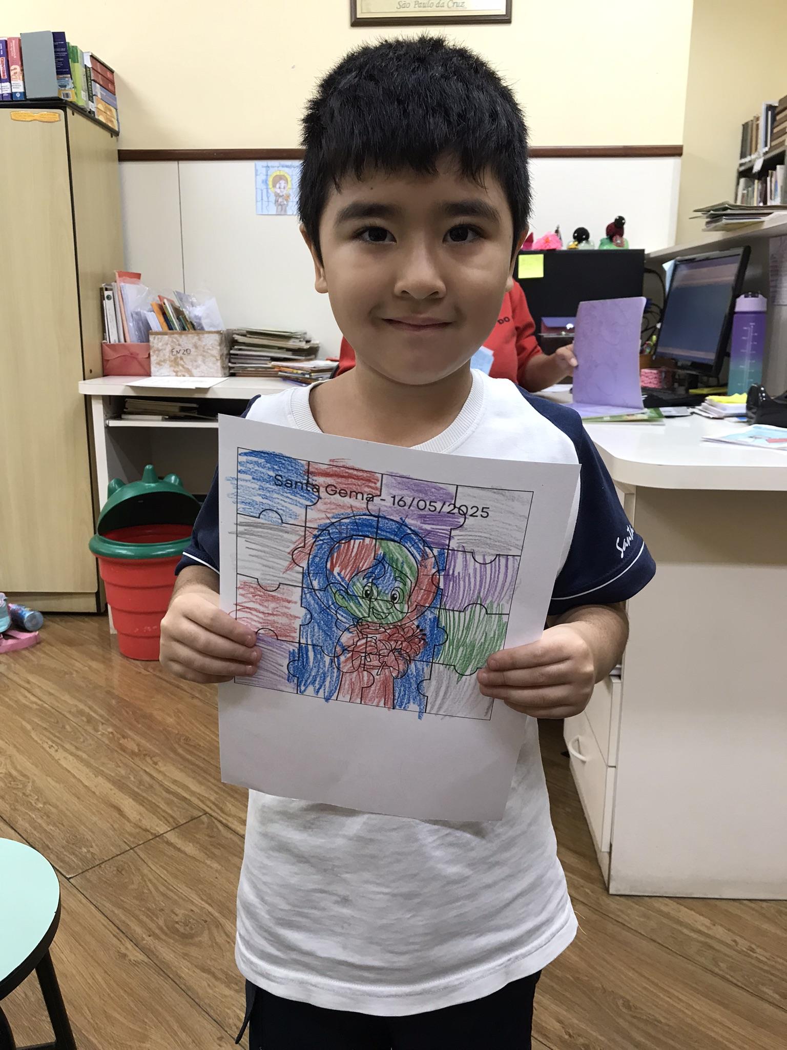 Atividade - Histria de Santa Gema Galgani - Santa Gema Rede Passionista de Educao