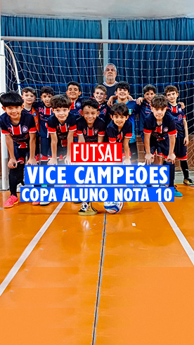 Futsal - Vice Campees Copa Aluno Nota 10 - Santa Maria Rede Passionista de Educao