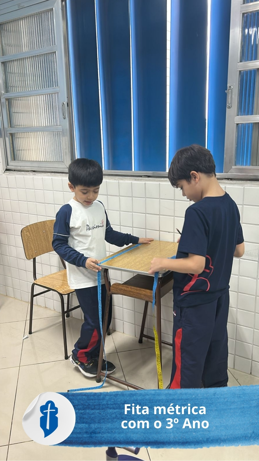 Fita m�trica com o 3� Ano - S�o Paulo da Cruz Rede Passionista de Educa��o