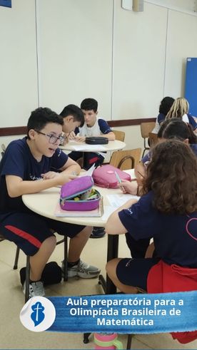 Aula preparatria para a Olimpada Brasileira de Matemtica - So Paulo da Cruz  Rede Passionista de Educao