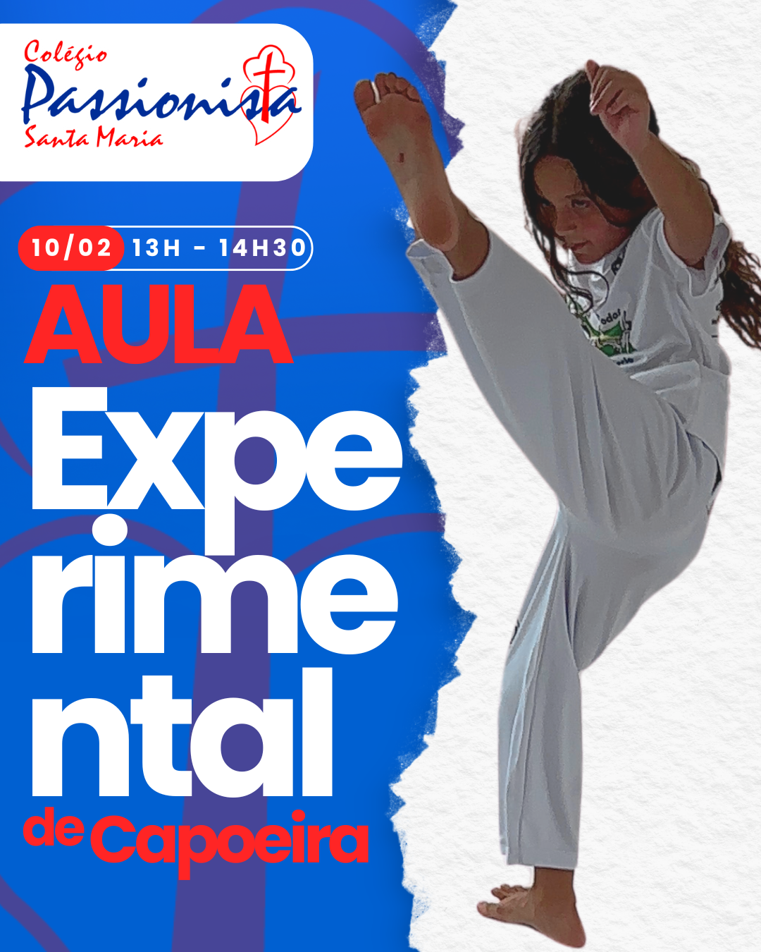 Aula experimental de Capoeira - Santa Maria Rede Passionista de Educa��o