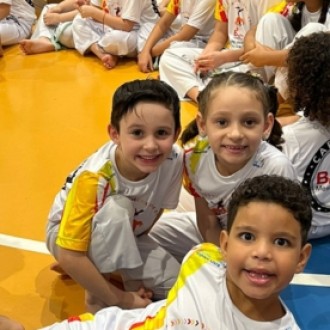 Batizado e troca de cordo de capoeira - Cursos do BEM - So Paulo da Cruz - Rede Passionista de Educao