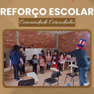 Reforço escolar - Comunidade do Cercadinho - Rosário - Rede Passionista de Educação Reforço escolar - Comunidade do Cercadinho - Rosário - Rede Passionista de Educação
