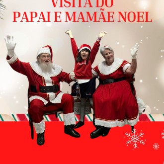 Visita Papai e Mamãe Noel - Rosário - Rede Passionista de Educação Visita Papai e Mamãe Noel - Rosário - Rede Passionista de Educação