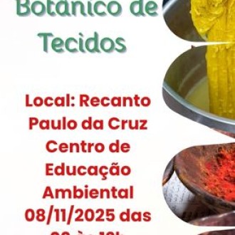 Curso de Tingimento Botânico de Tecidos  - São Paulo da Cruz - Rede Passionista de Educação Curso de Tingimento Botânico de Tecidos  - São Paulo da Cruz - Rede Passionista de Educação